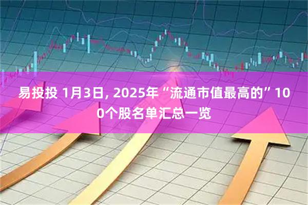 易投投 1月3日, 2025年“流通市值最高的”100个股名单汇总一览